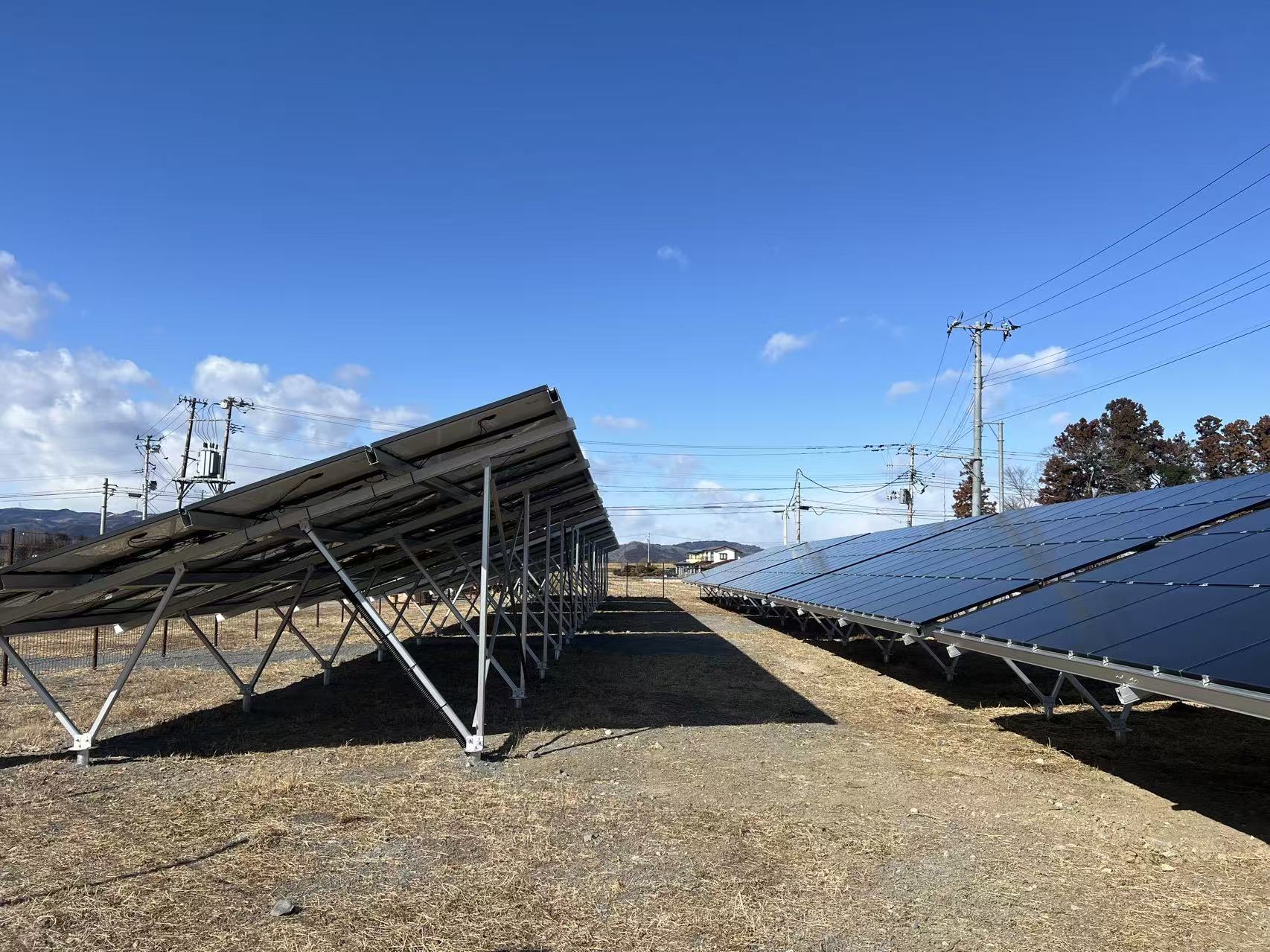 Material der Solar-Erdhalterung