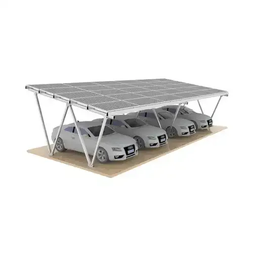 Wasserdichte Solar-Carport-Montage vom Typ W aus Aluminium