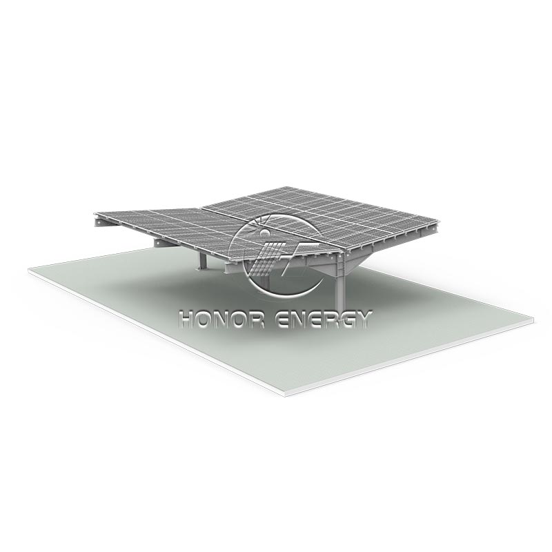 Doppelflügel -Solar -Carport -Halterung