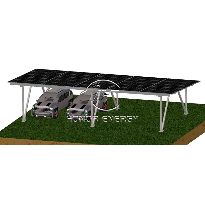 Stahl -W -Solar -Carport -Halterung