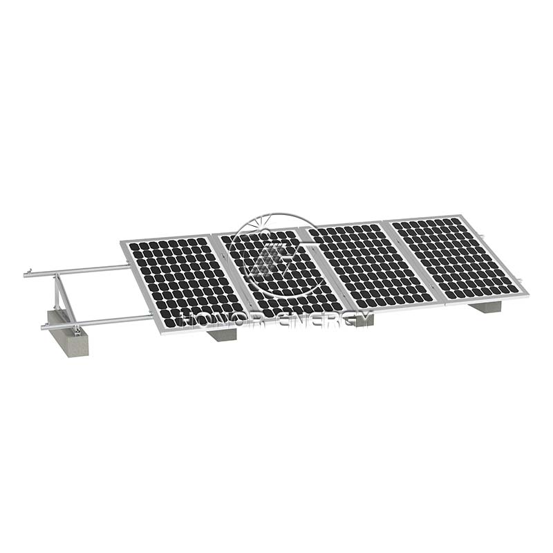 Beton Aluminium Solar Flachdachhalterung