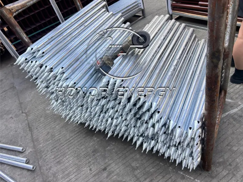 Hot-Dip Galvanized Ground Screws
