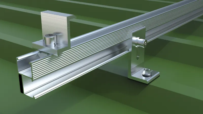 Solar Aluminum R Type Rail