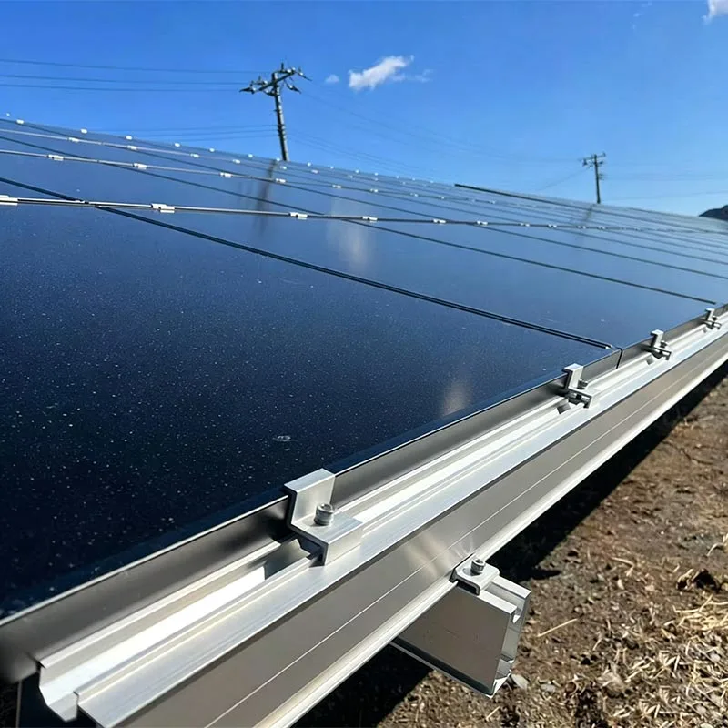 Schraubpfahl-Solar-Aluminium-Bodenmontage