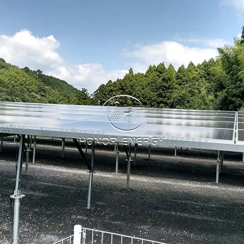 Schraubpfahl Solarstahl gemahlene Halterung