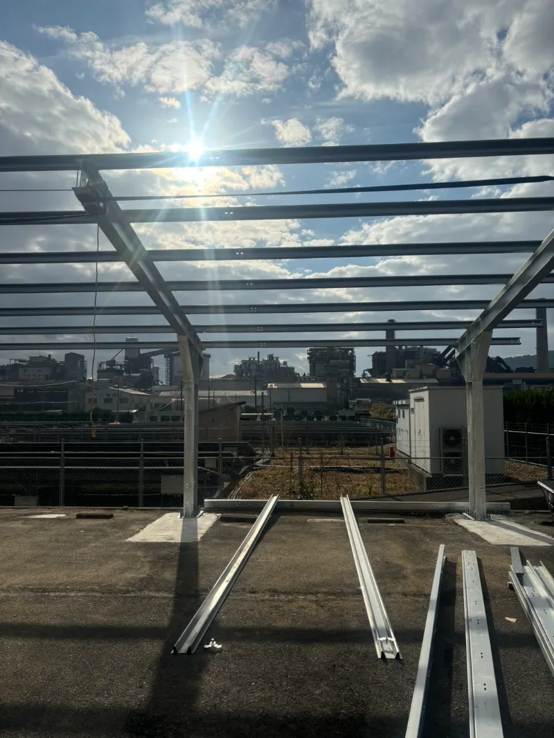 Einsäulen-Solar-Carport