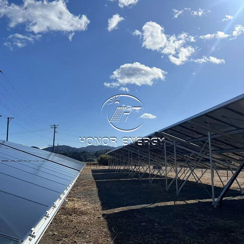 Solar -Aluminium -Bodenmontage