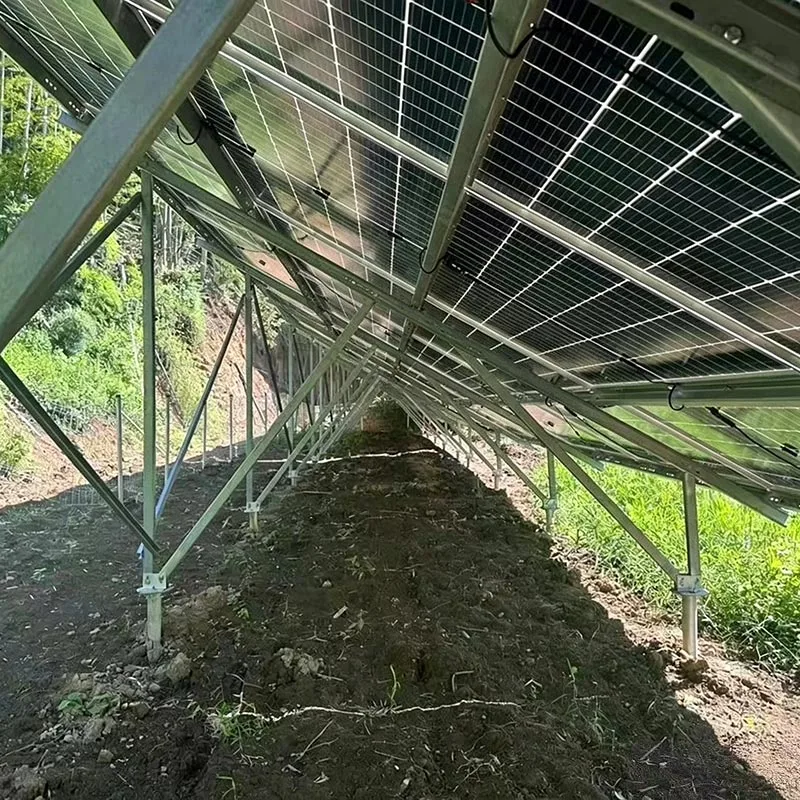 Bodenmontage eines Solarparks