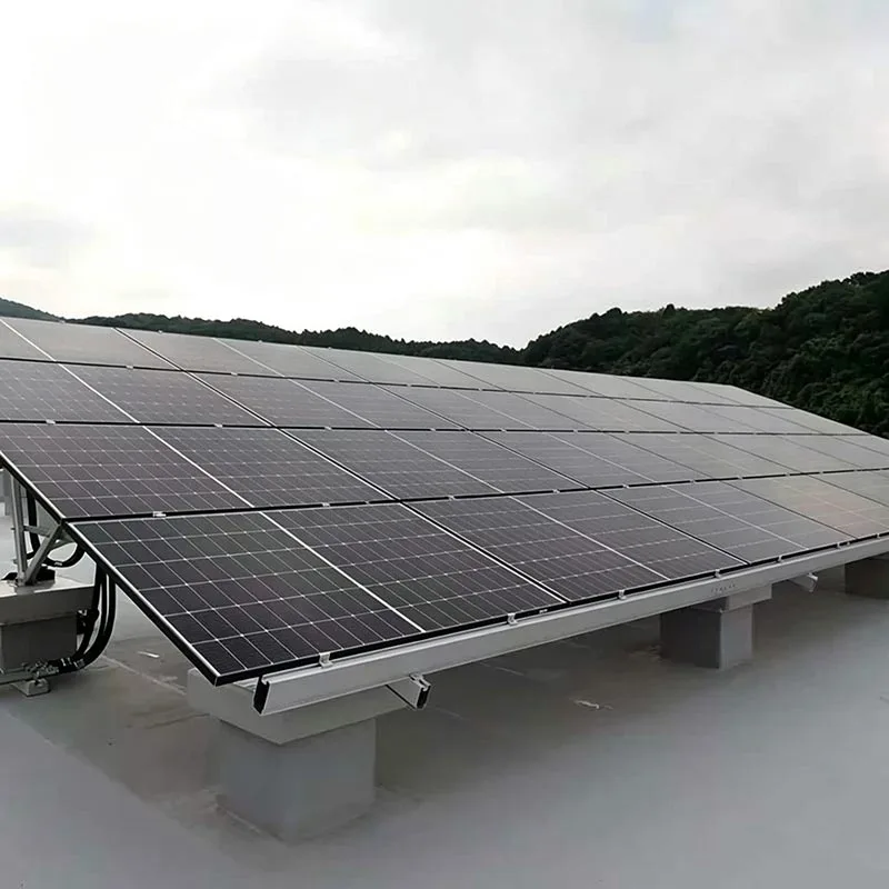 Solar-Flachdachmontage