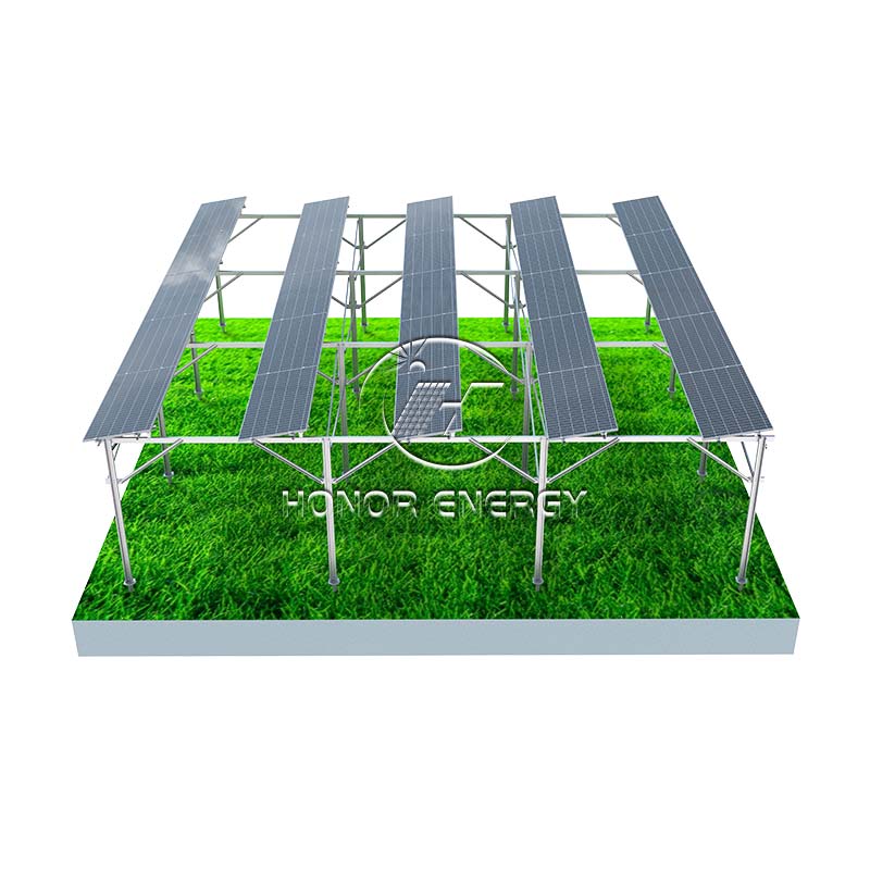 Stahl One Row Typ Solar Ackerland Mount