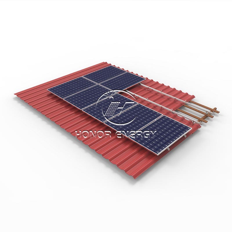 Stahl Solarfliesen -Dachhalterung